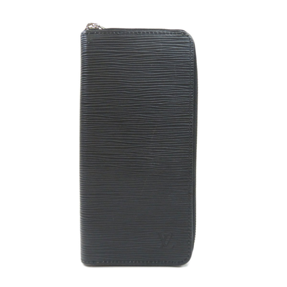 Louis Vuitton Zippy Vertical Epi Leather Long Wallet Black
